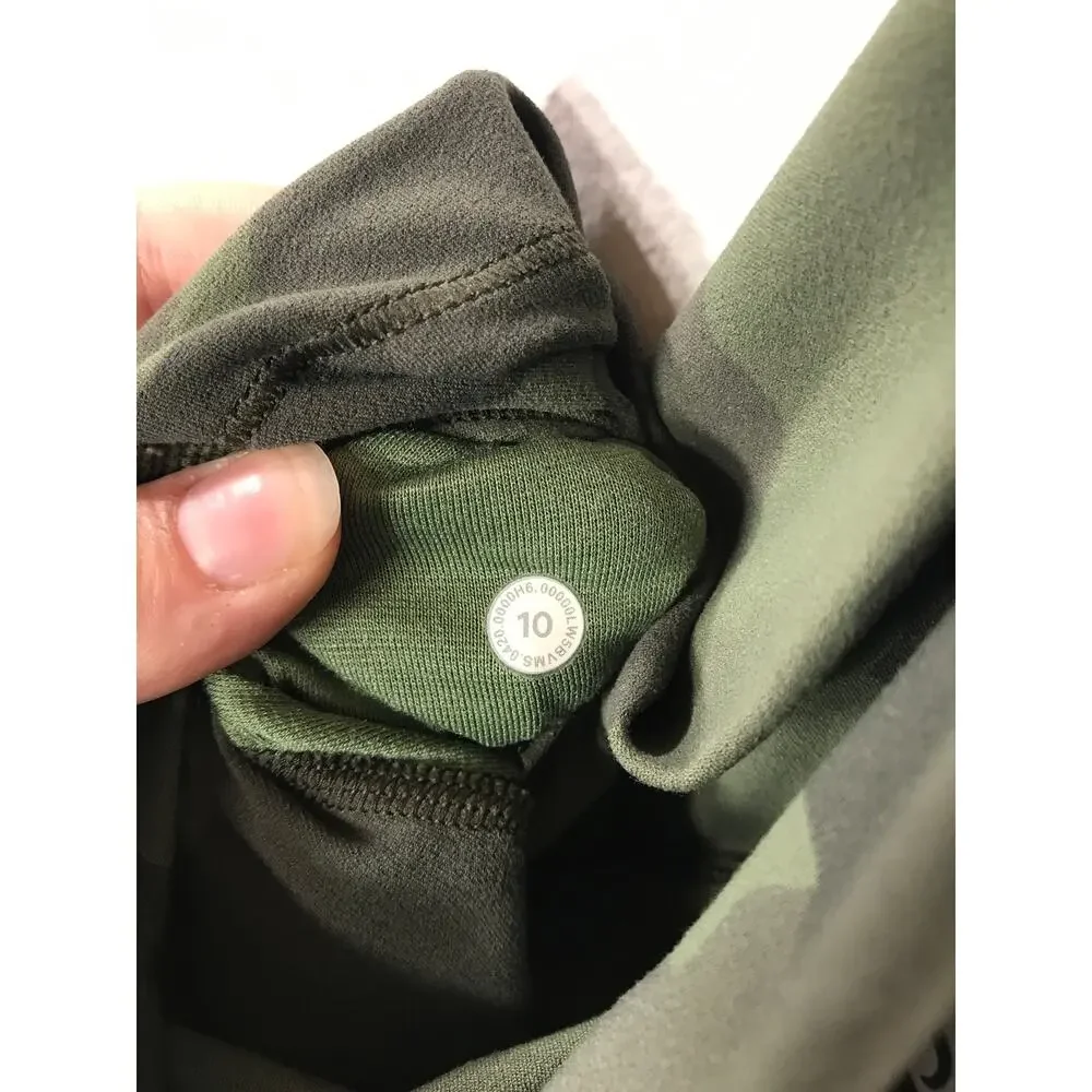 Lululemon Women's 10 Align High Rise Pant 25" Green Camo Leggings Athletic Yoga - Picture 8 of 10